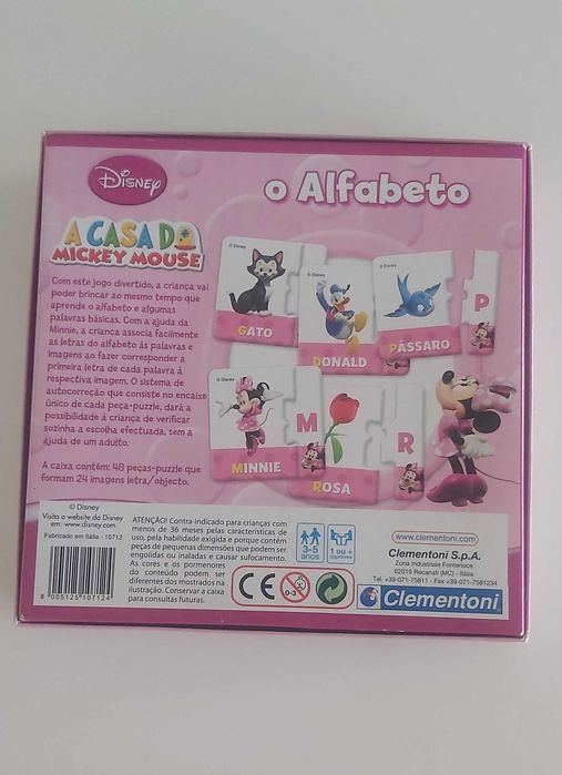 Puzzle alfabeto Minnie