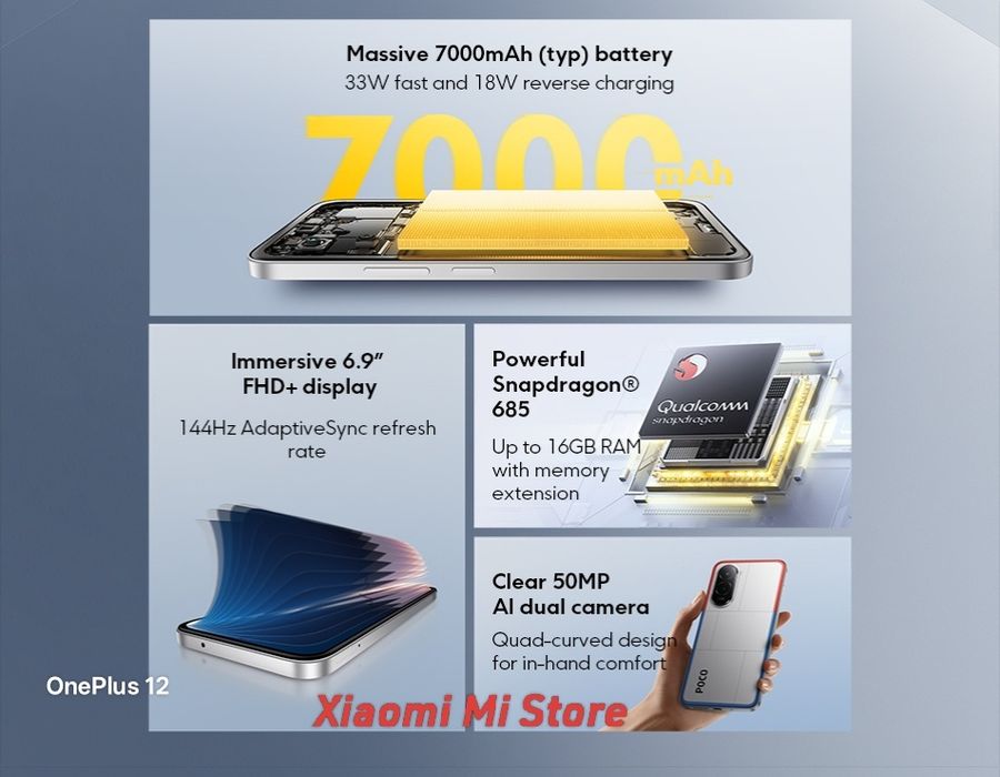POCO M7 (7000 mAh battery)