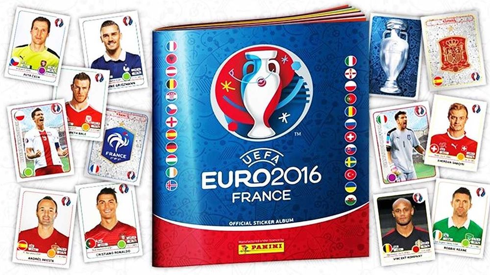 Cromos Panini "Euro 2016" (ler descrição)