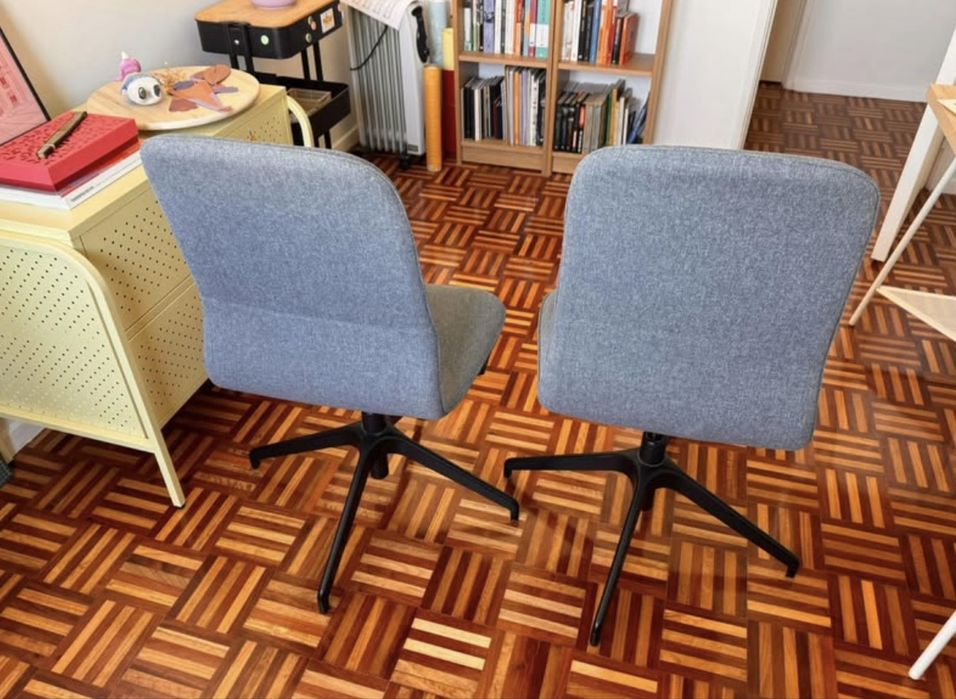 Cadeira de escritório IKEA Azul Langfjall