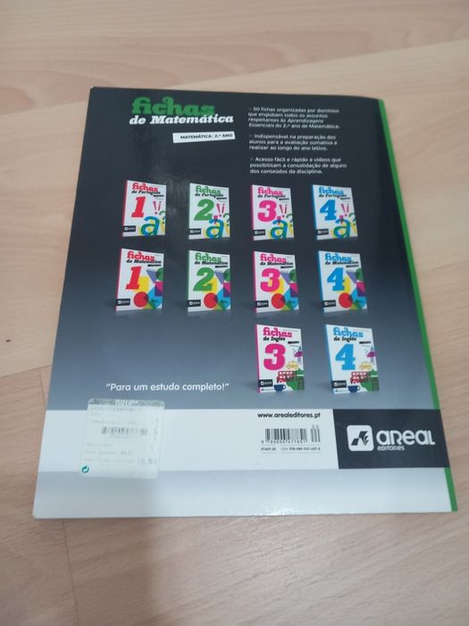 Livro de fichas de matemática para o 2⁰ ano