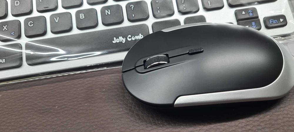 Teclado e rato sem fios ultrafinos Jelly Comb