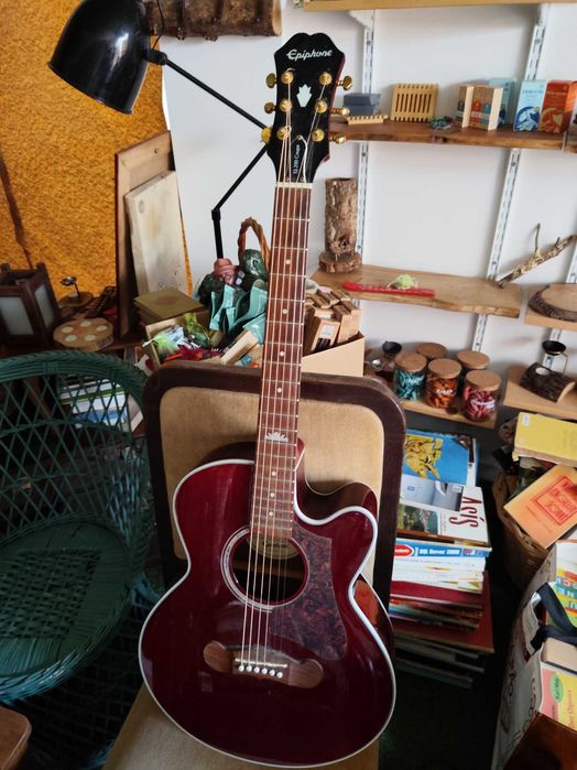 Guitarra Epiphone ej-200 coupe