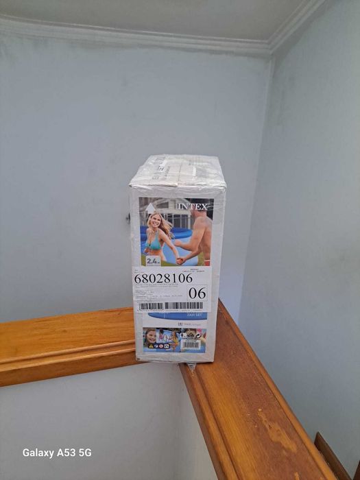 Piscina portátil de jardim + motor