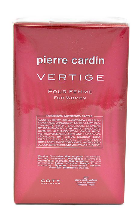 Pierre Cardin Vertige Pour Femme 50ml edp FOLIA OPIS !! MEGA UNIKAT