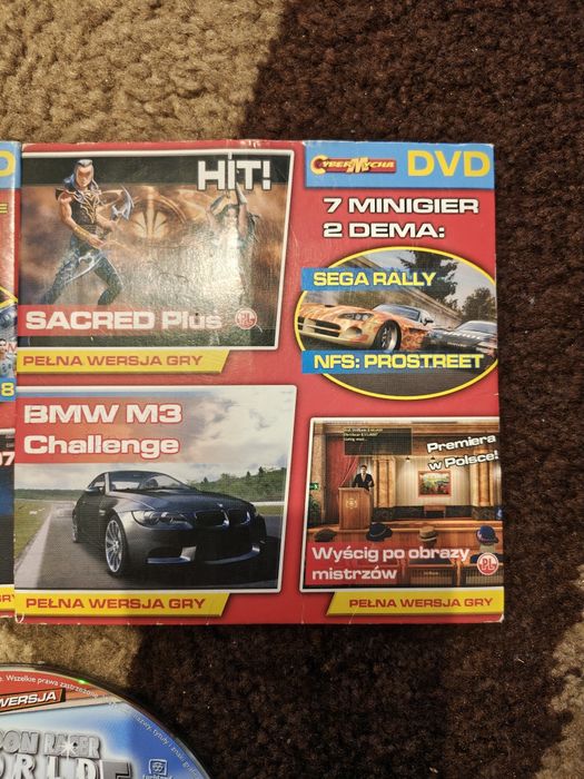 Gry pc 3 CD cyber mycha Gti racing Bmw m3