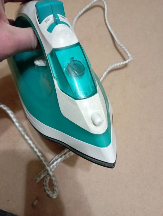 Електропраска Smart із парогенератором, біло бірюзовий