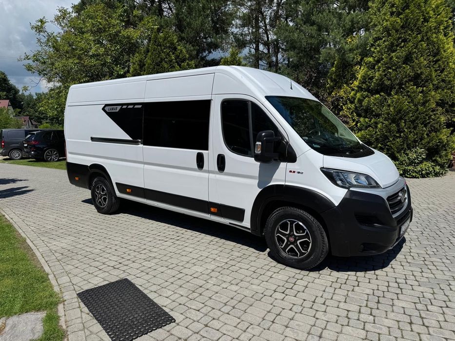 Fiat Ducato MAXI 180  L4H2 7 osobowy Brygadówka Holenderka FULL WYPAS