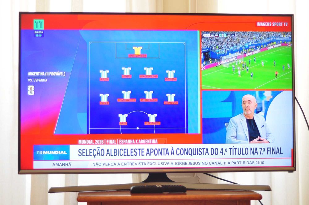 smart tv Samsung 43" em óptimo estado