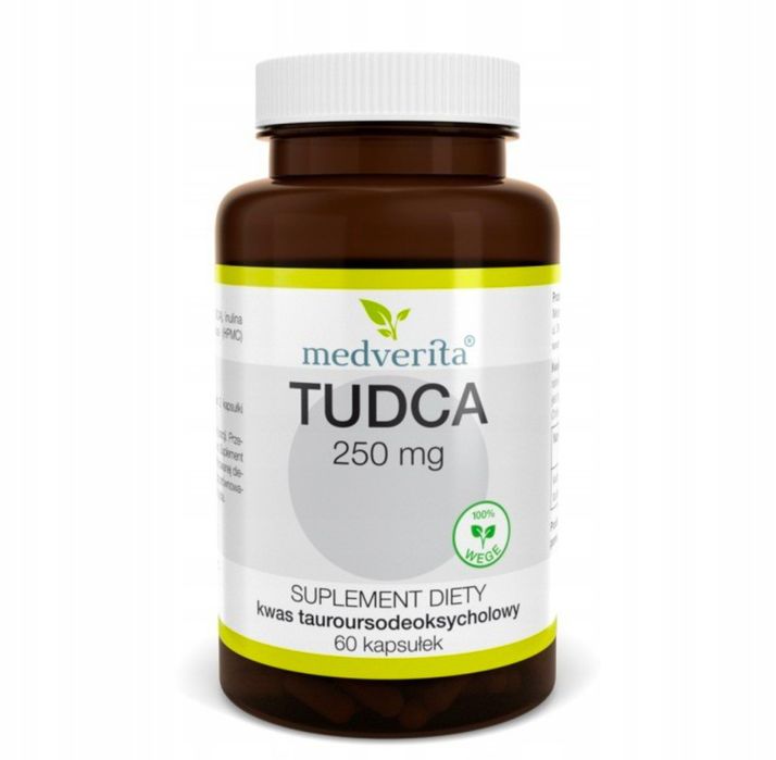 Tudca 250mg 60kaps Medverita  kwas żółciowy sole żółciowe