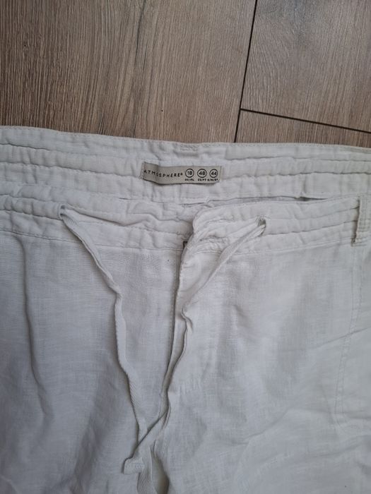 Spodnie lniane Atmosphere 46