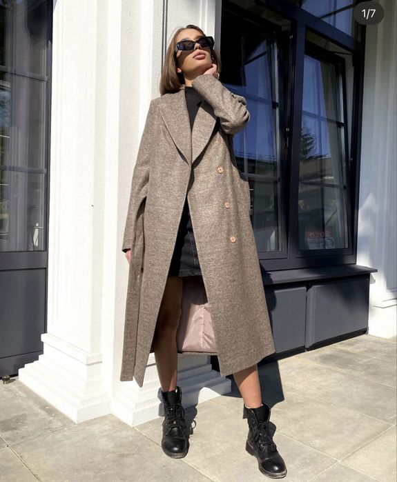 Пальто жіноче, вовняне, утеплене від українського бренду «Ozzecoat»