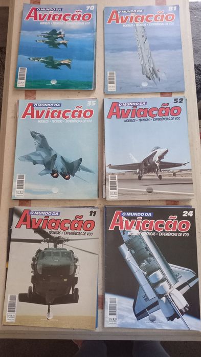 Vendo 77 fascículos  do Mundo da Aviação