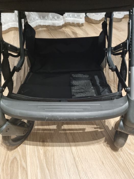 WÓZEK SPACEROWY ESPIRO ART 107 Gray center lekki kompaktowy