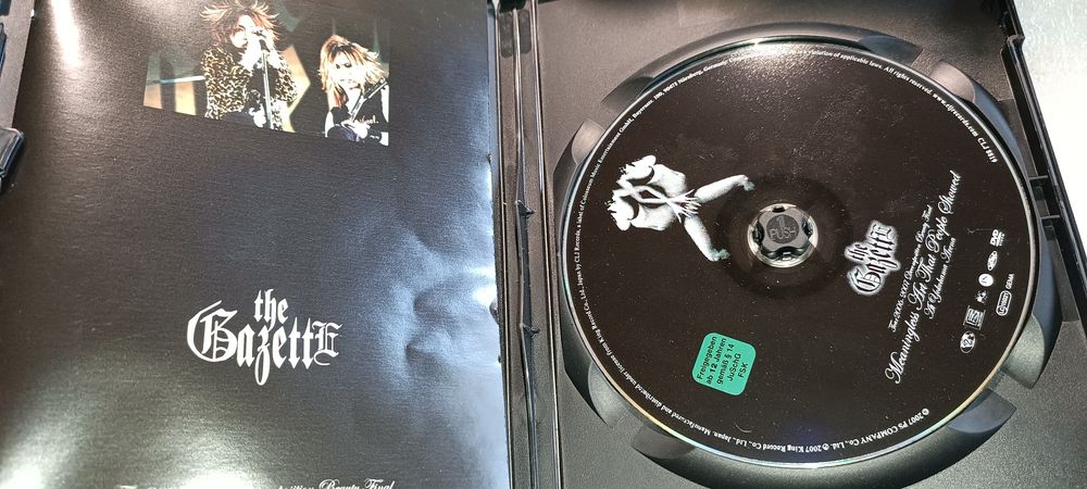 Raro DVD música THE GAZETTE / Tour 2006/2007 Decomposition Beauty Fina