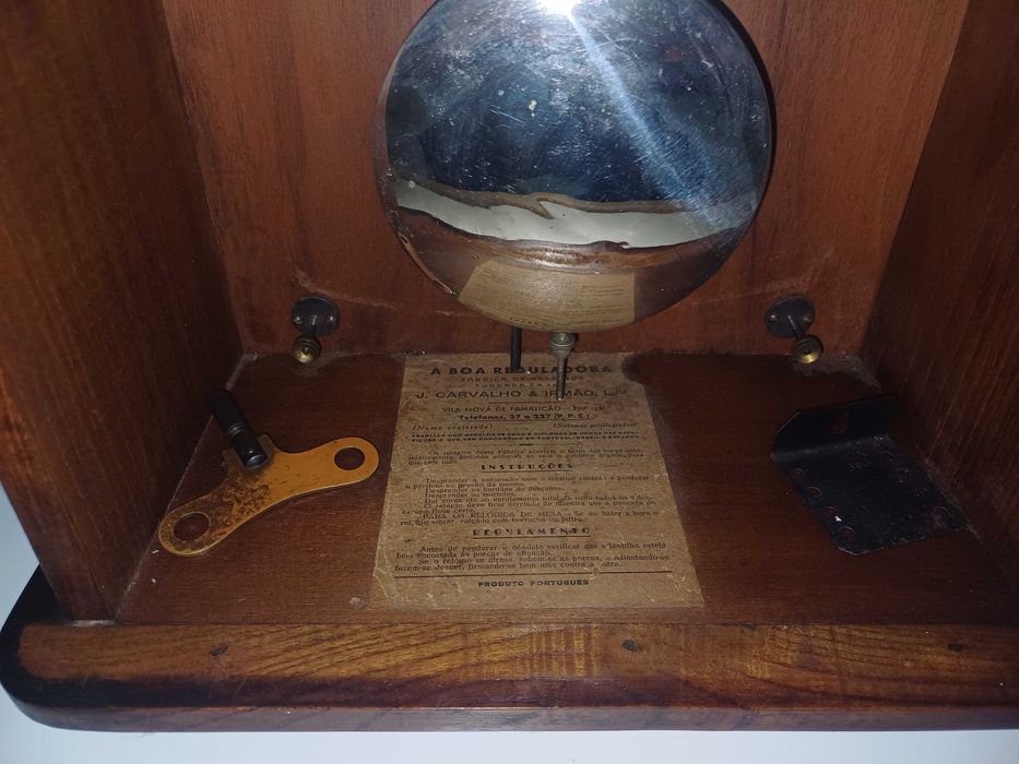 Relógio mesa ou parede, vintage da Reguladora, anos 50