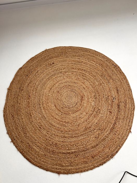 Dywan pleciony jutowy rustykalny boho