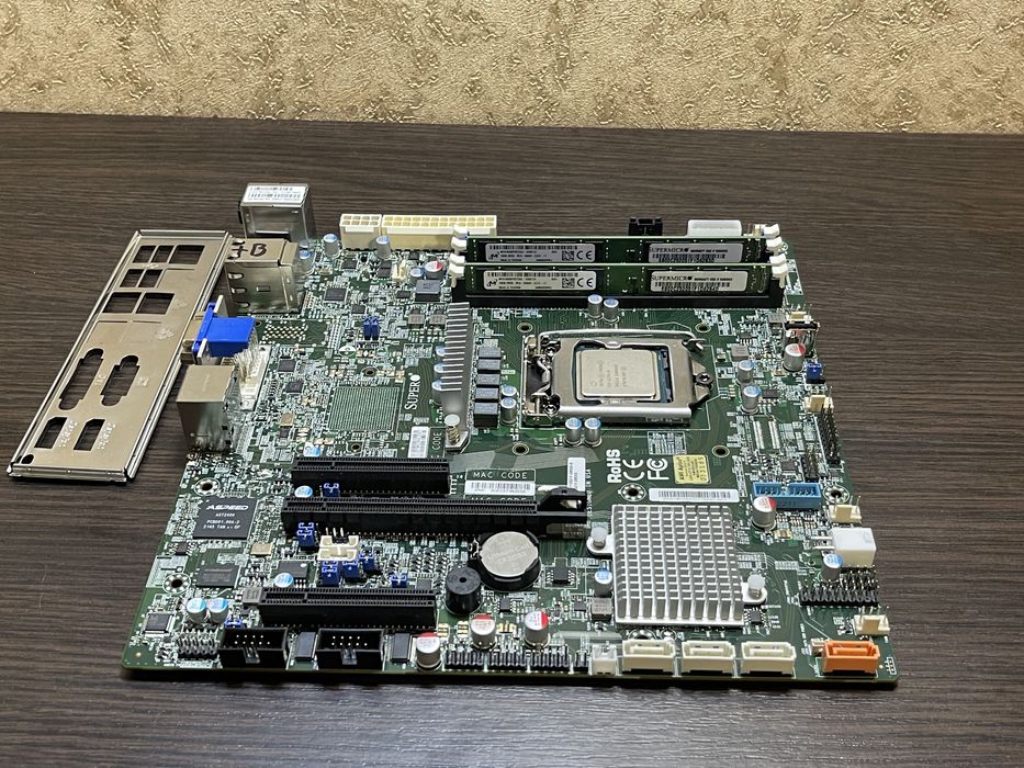 Комплект з i7 7700 (X11SSZ-F ipmi) до 64гб DDR4 ECC