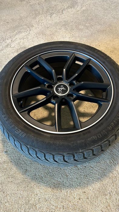 Jantes Keskin 17" 5x114.3 + Pneus Inverno 215/55R17 (Como Novas)
