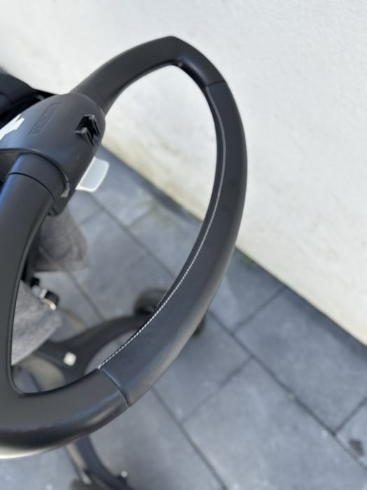 коляска Stokke Xplory V6 меланж cybex з чорною ручкою 2 в 1