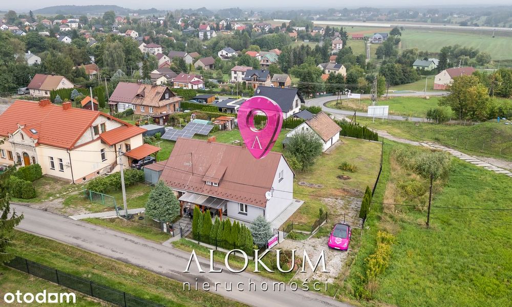 Funkcjonalny dom z dużą działką i budynkiem gospodarczym – Brzezie