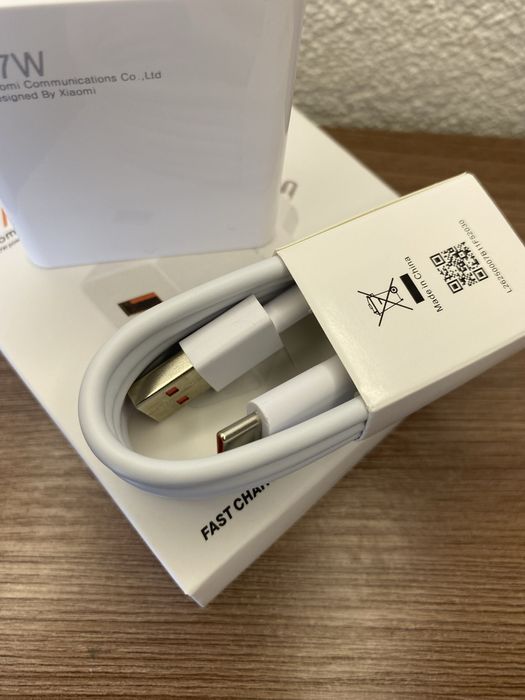 Турбо зарядка Xiaomi 67W блок і кабель, комплект зарядки сяомі сяоми