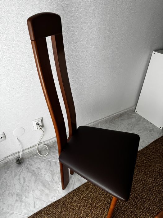 Cadeiras Sala Madeira Castanhas