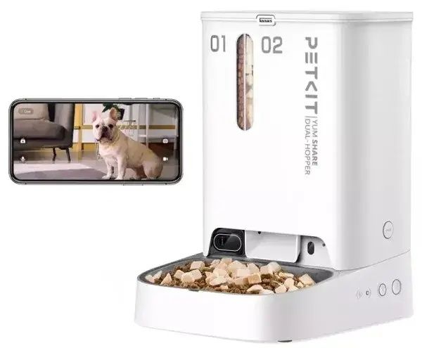 Розумна годівниця для тварин Petkit Yumshare Dual-Hopper with Camera