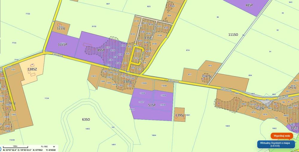 Działka Budowlana Usługowo Mieszkaniowa w Kolinczu duża 3139 m² - Widok 3
