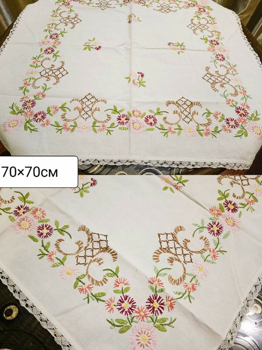 Салфетки вышитые