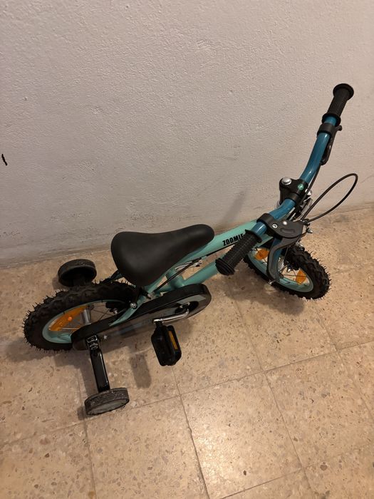 Bicicleta Criança Zoomie Roda 12'' 3-5 Anos Azul BERG