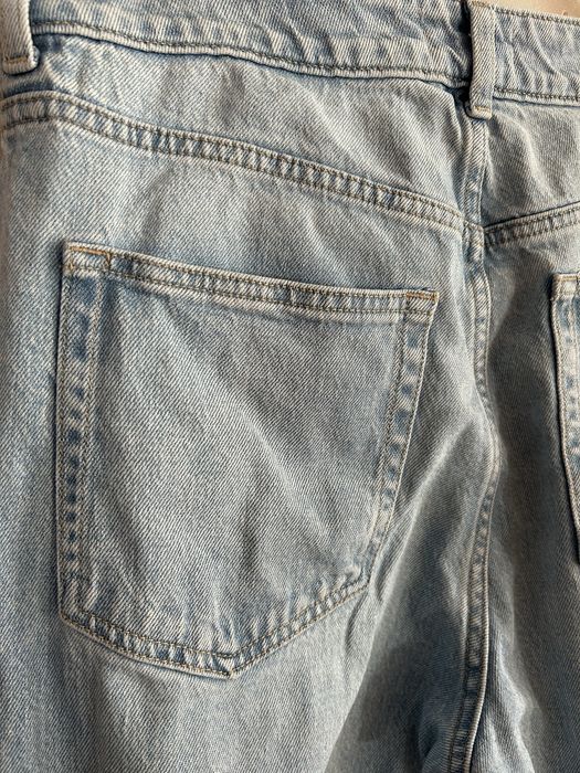 Джинси H&M, світлоблакитні, широкі, висока посадка