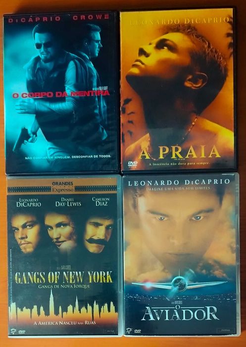 Lote de DVDs Especial "Leonardo DiCaprio"
