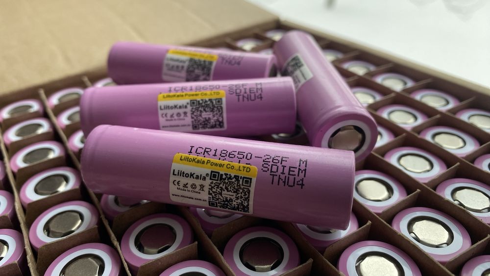 НОВЫЕ ! Качественные Li-ion аккумуляторы LIITOKALA 18650 2600mAh