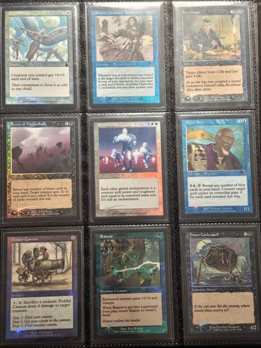 7 cartas FOIL Vintage - Urza's Destiny Magic the gathering