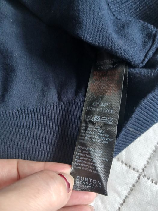 Sweter Burton Menswear London L