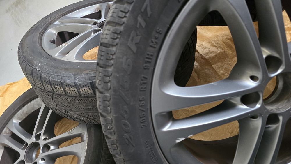 Jantes 17 mercedes com pneus
