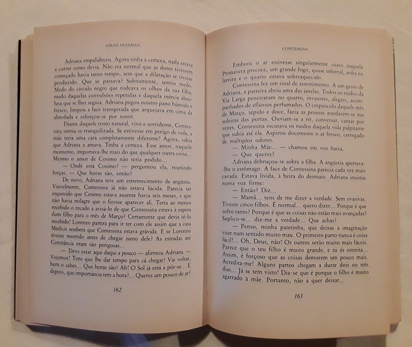 Livro: Contessina, a lenda dos Médicis, de Sarah Frydman