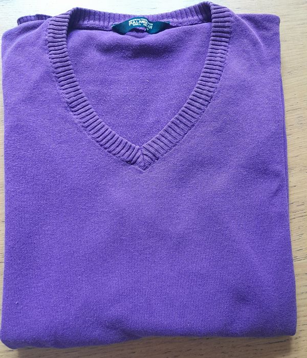 Sweter w serek, Pull&Bear, L