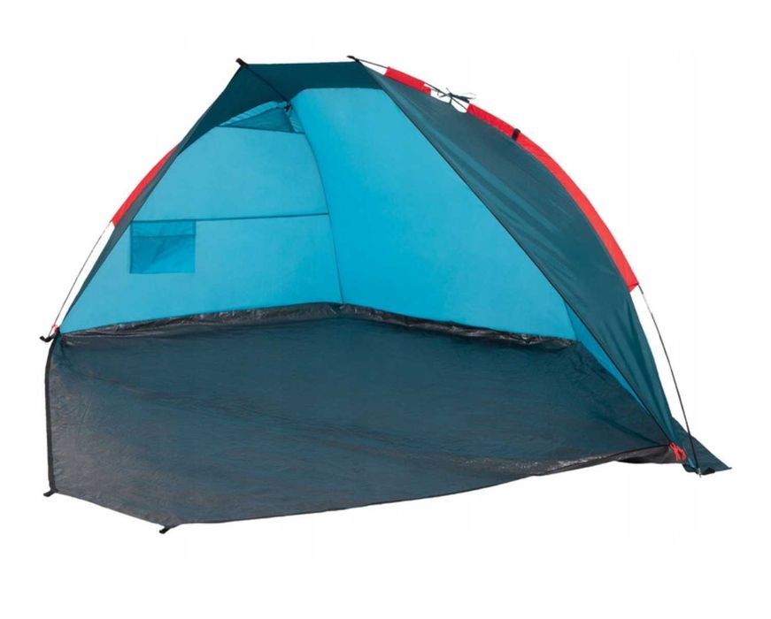 Namiot plażowy z zamykanym przodem koc mata plażowa UV 60