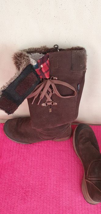 Buty damskie ocieplane na suwak