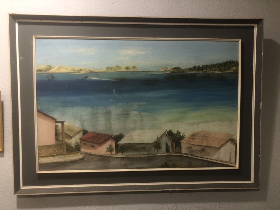 Oleo sobre madeira assinado