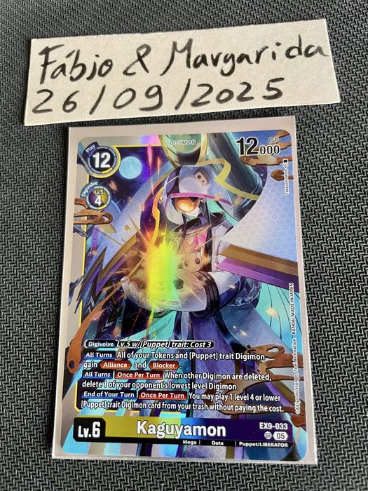 Cartas Digimon oficiais/verdadeiras várias raridades e coleções