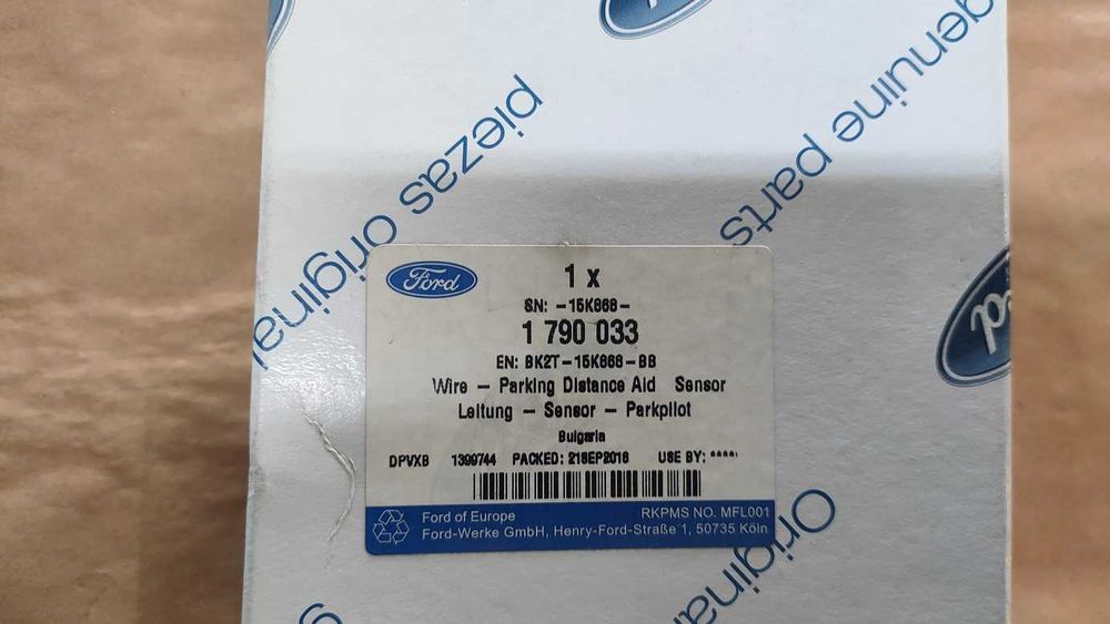 wiązka PDC tył Ford Transit Custom BK2T-15K868-BB