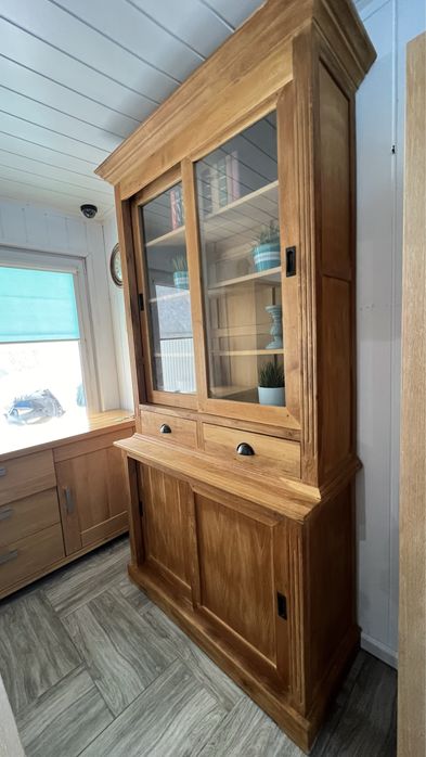 Kredens witryna 100% drewna -Meble holenderskie