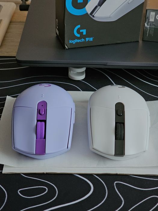 Logitech G305/304 Бездротова комп'ютерна мишка purple/white/black/blue