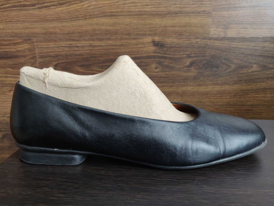 Балетки туфли Miho Ikado (Italy) р. 41 стелька 27 см. черного цвета.