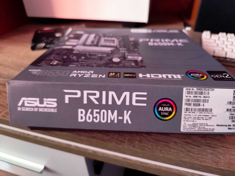 NZXT 510i NZXT Freeze T120 RGB White, Asus Prime B650M-K, Ryzen 7500F