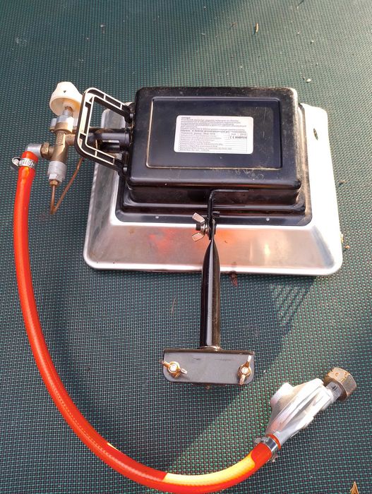 Słoneczko gazowe promiennik grzejnik gazowy reduktor komplet