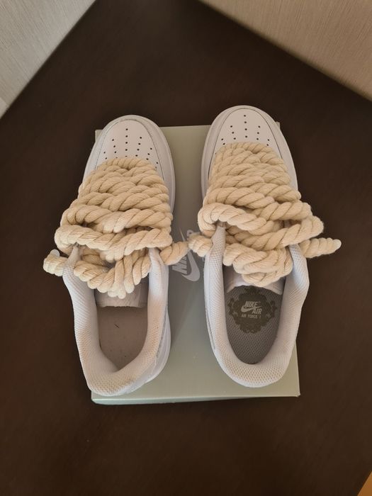 36-45.5 Nike air force 1 rope laces
